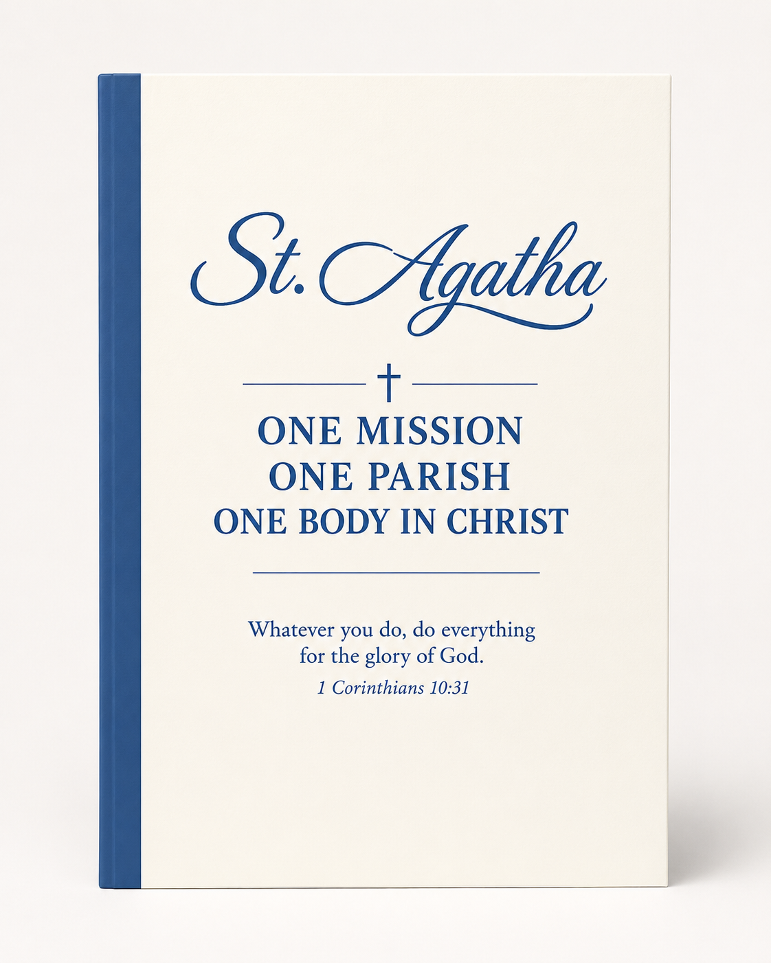 St. Agatha Community Notebook custom notebook cover